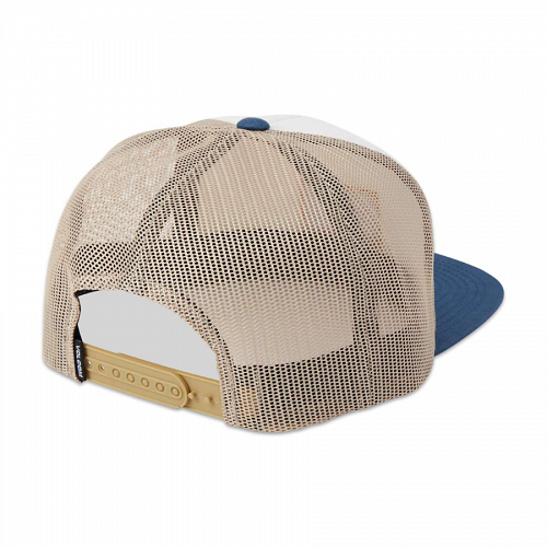 Casquette VOLCOM Mile Marker Trucker Blanc & Bleu